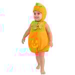 Dress Up America Baby Pumpkin Costume Set (6-12m)