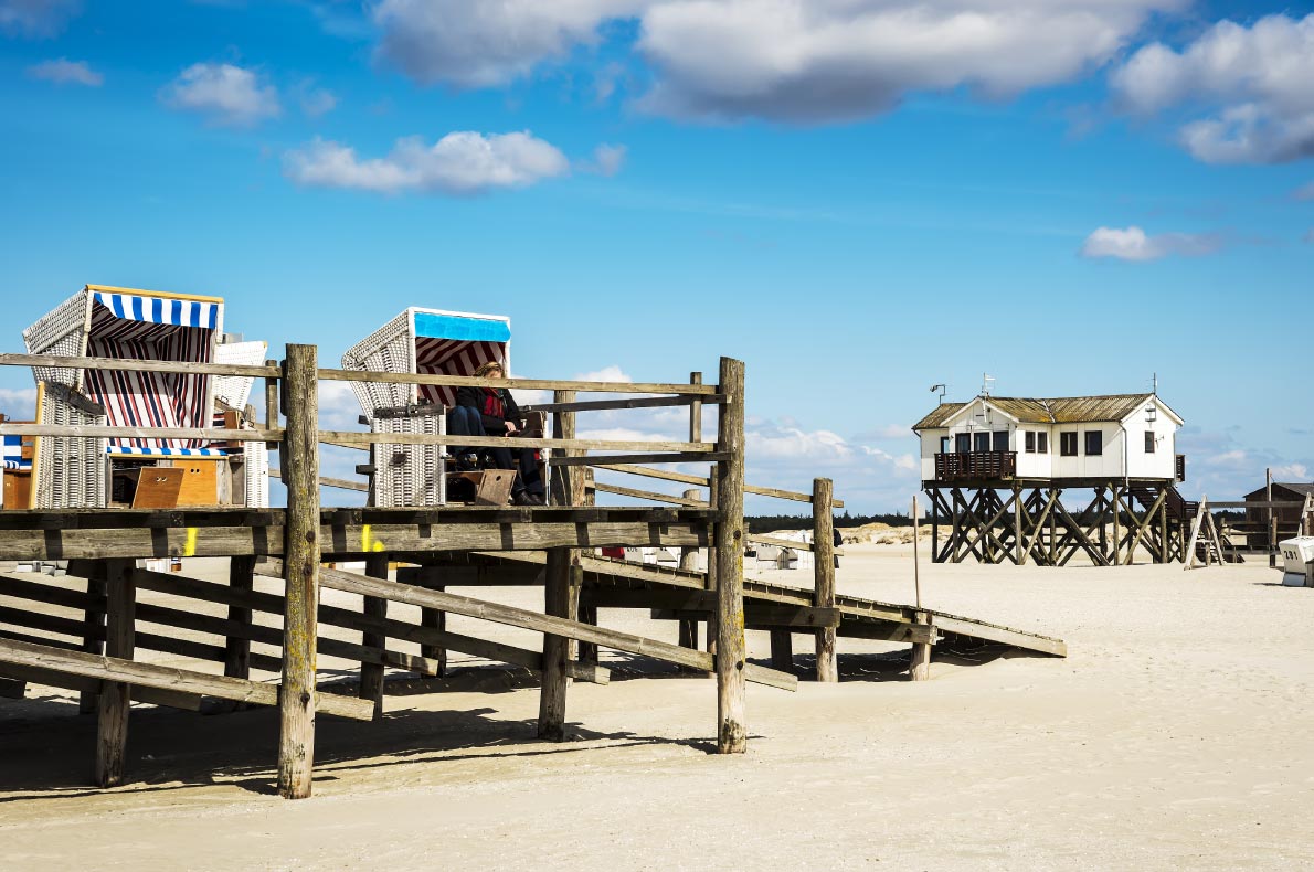 Best beaches in Germany - St Peter Ording -