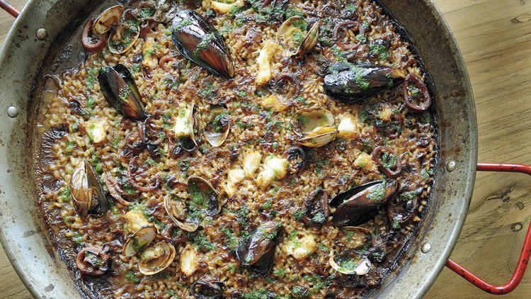 Un arroz con pulpo de La Barraca