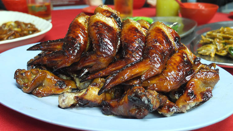 BBQ chicken wings