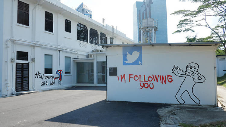 View cutting-edge art at Gillman Barracks