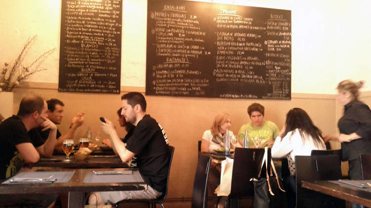 Restaurante vegetariano  