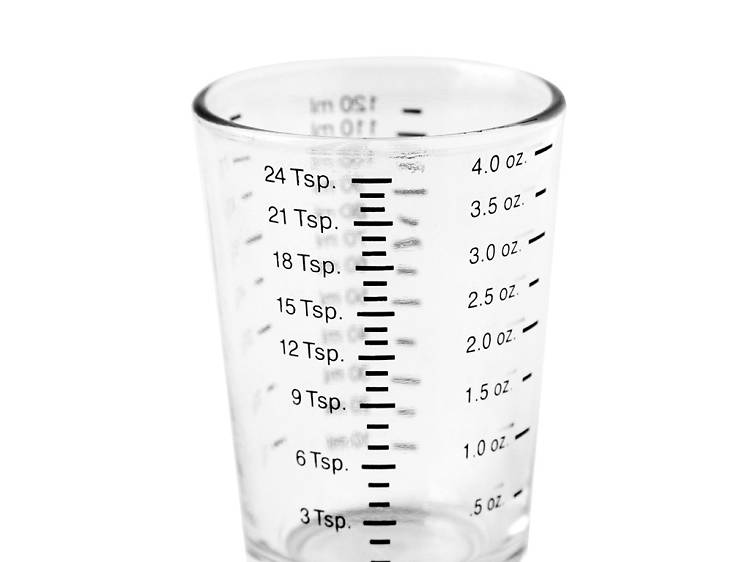 Measuring shot glass