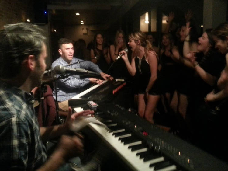 Break a sweat (and into song) at Shake Rattle & Roll Dueling Pianos