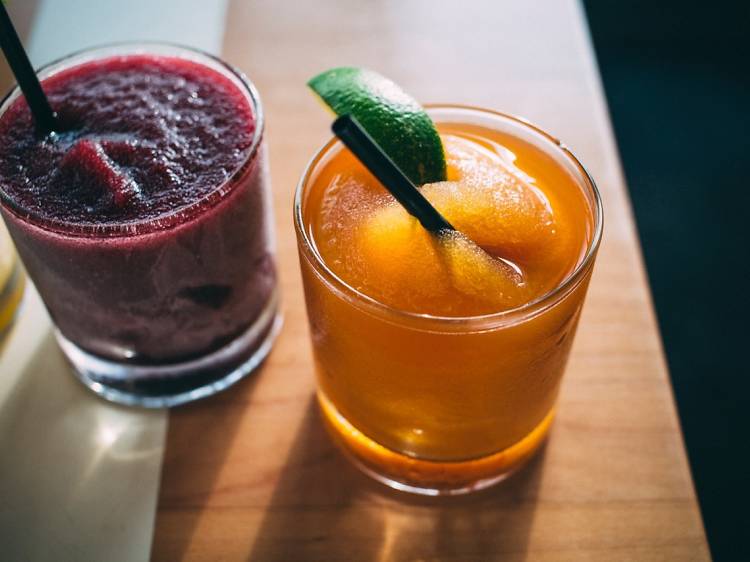 Frozen Dark and Stormy at Parson's Chicken & Fish