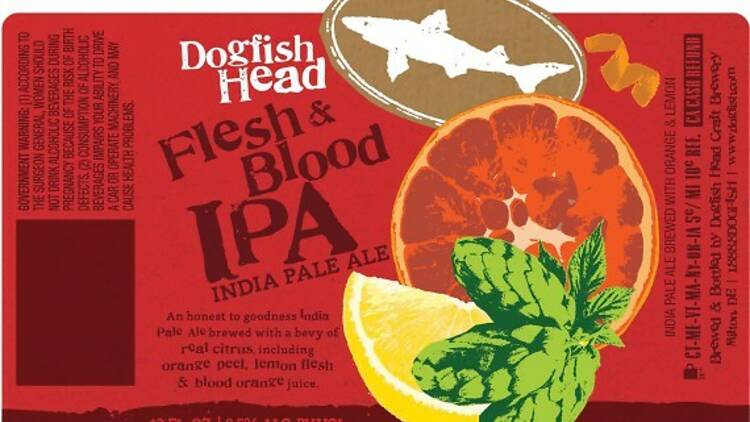 Flesh & Blood IPA, Dogfish Head, Milton, DE Flesh & Blood IPA, Dogfish Head, Milton, DE