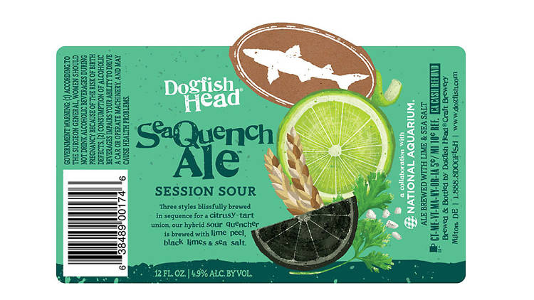SeaQuench Ale, Dogfish Head Brewery, Milton, DE