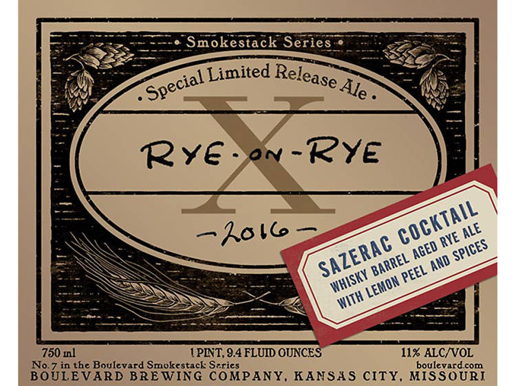 Rye-on-Rye Sazerac, Boulevard Brewing Company, Kansas City, MO
