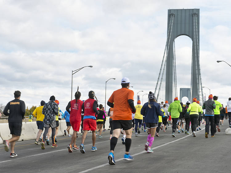 Cheer on the NYC Marathon runners (fall)