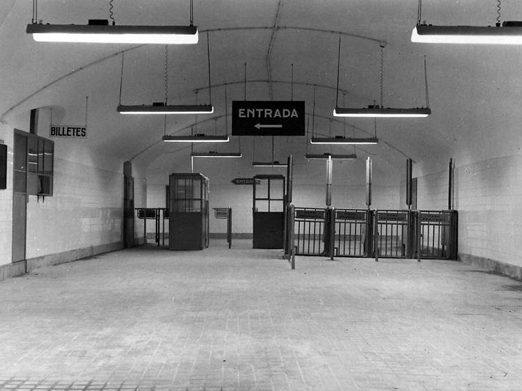 El primer tramo del metro