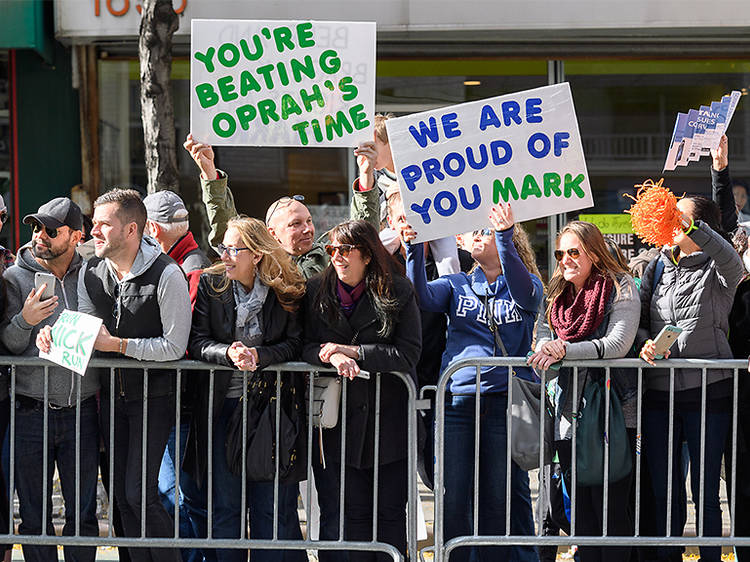 Make a sign for the NYC Marathon