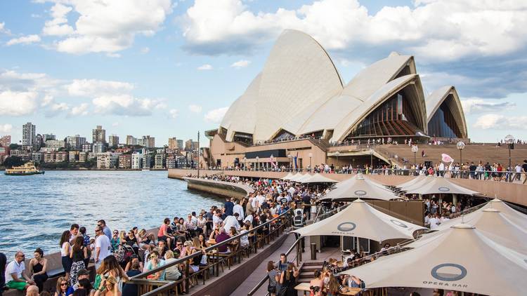Get an excellent Bloody Mary with a view at Opera Bar