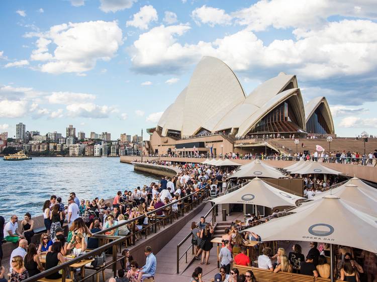 Get an excellent Bloody Mary with a view at Opera Bar