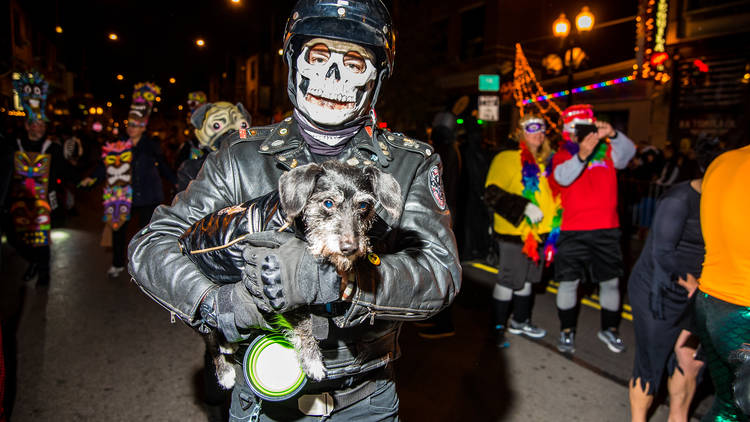 Admire the costumes at Haunted Halsted Halloween Night Parade