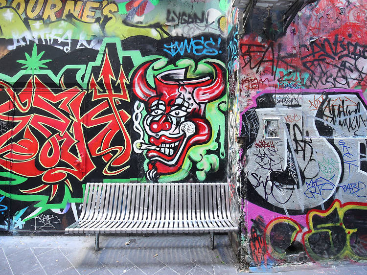 Snap some street art at Centre Place