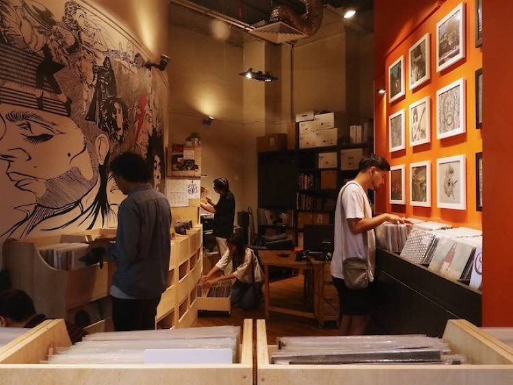 Crate dig at Hear Records