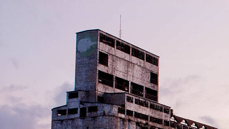 Gape at Grain Elevators 
