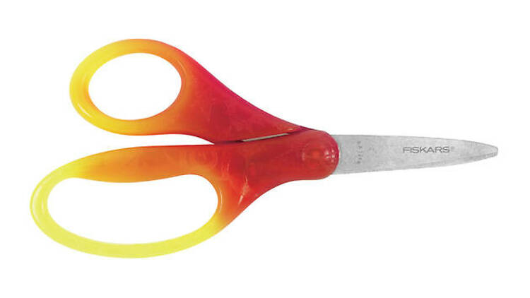 Ages 6–8: Fiskars color-change scissors