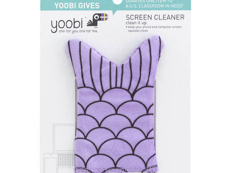 Ages 9–11: Mermaid-tail screen cleaner