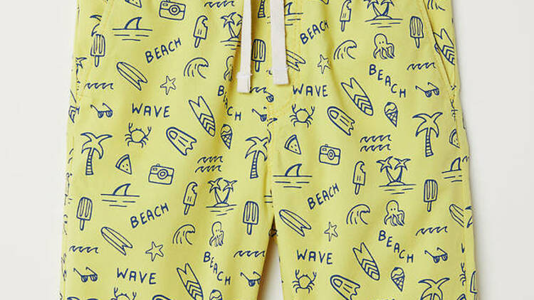 Ages 12–14: Cotton shorts