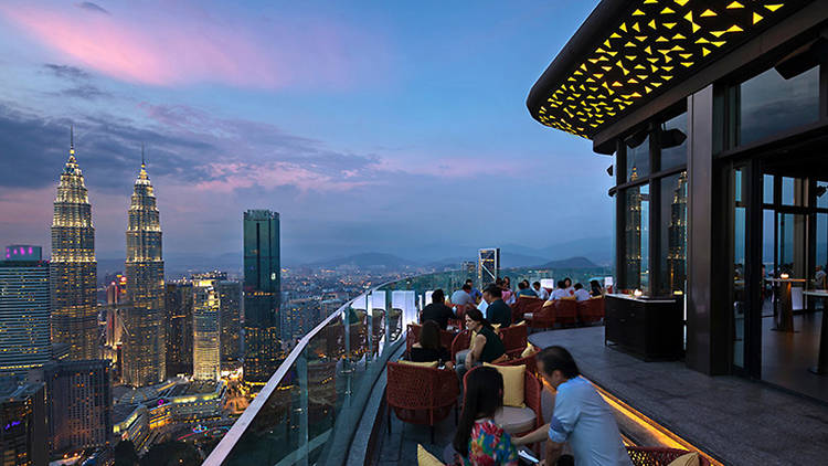 Marvel at the city skyline at Vertigo