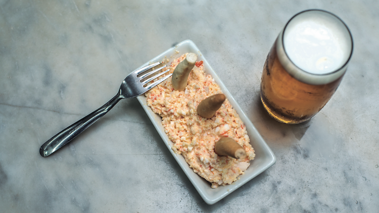 Ensaladilla de cangrejo del Bar Electricitat