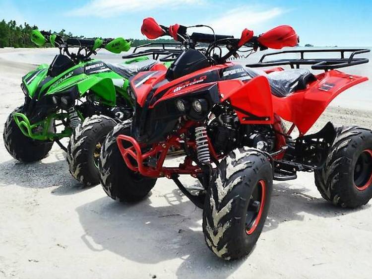 Hop on for a ride around Bintan Resorts