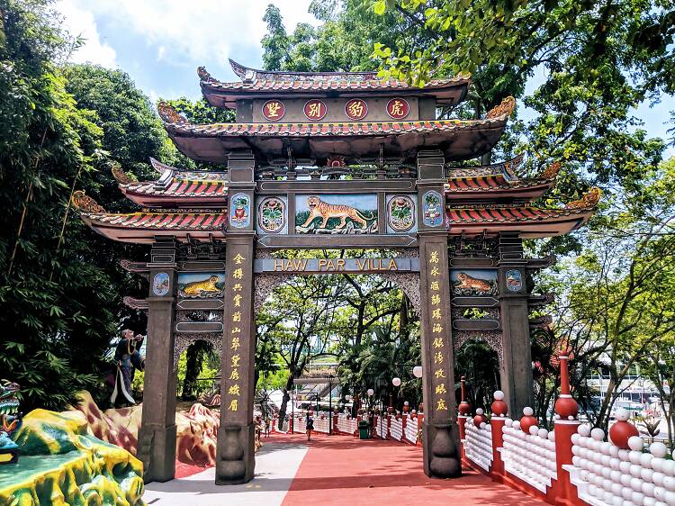 Experience the mythological Ten Courts of Hell at Haw Par Villa