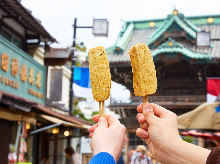 Best street food and snacks at Shibamata Best street food and snacks at Shibamata