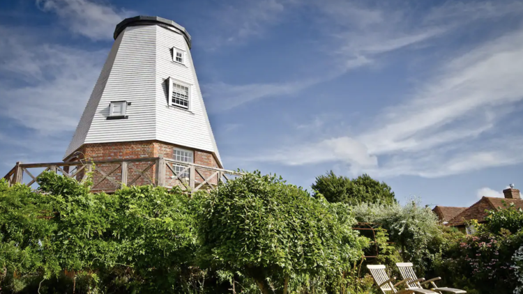 The rural windmill in Kent 