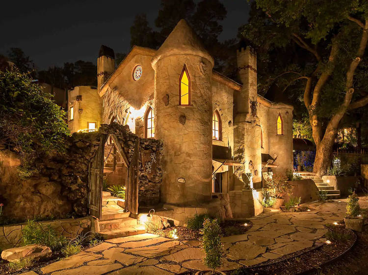 A legit castle in the Hollywood Hills