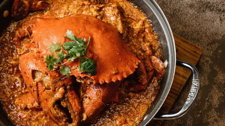 Feast on chilli crab at Jumbo Seafood