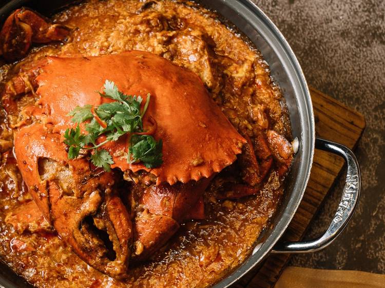 Feast on chilli crab at Jumbo Seafood