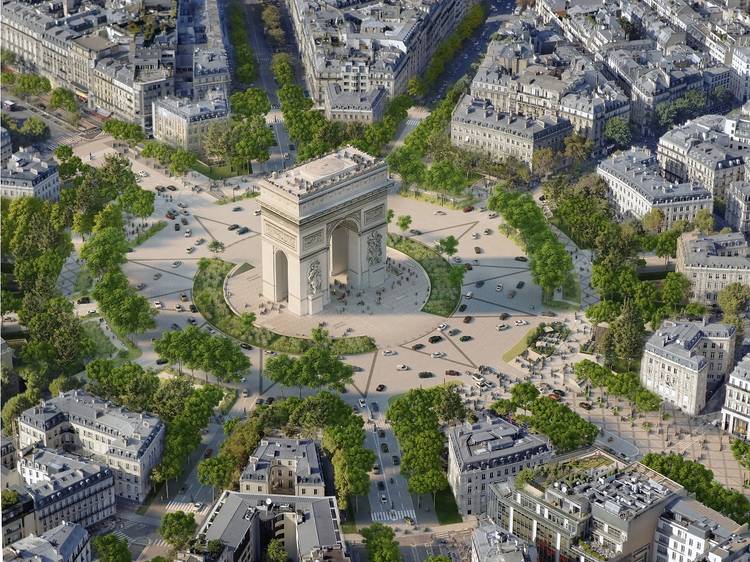 Paris’s most famous street is becoming a huge urban garden Paris’s most famous street is becoming a huge urban garden