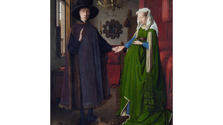 Jan van Eyck, El retrato de Arnolfini, 1434