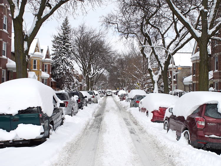 Snow in Chicago