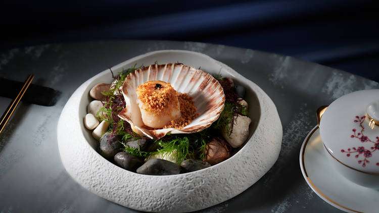 Man Wah scallop dish
