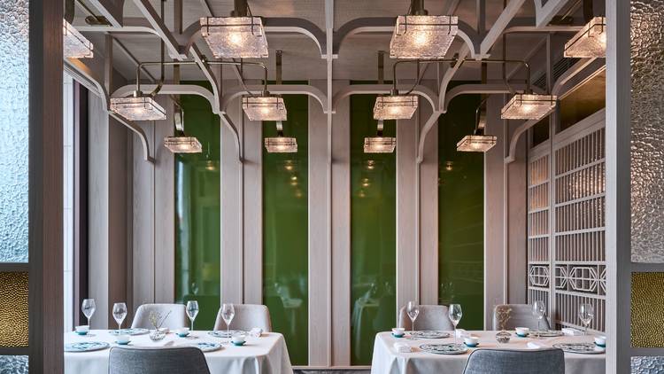Wing semi private dining room