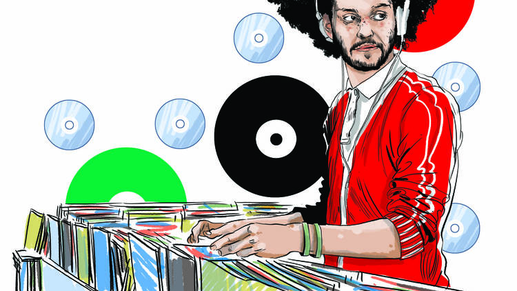 Il·lustració Fira Internacional del Disc de Barcelona