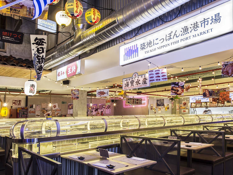 Running Sushi in Market