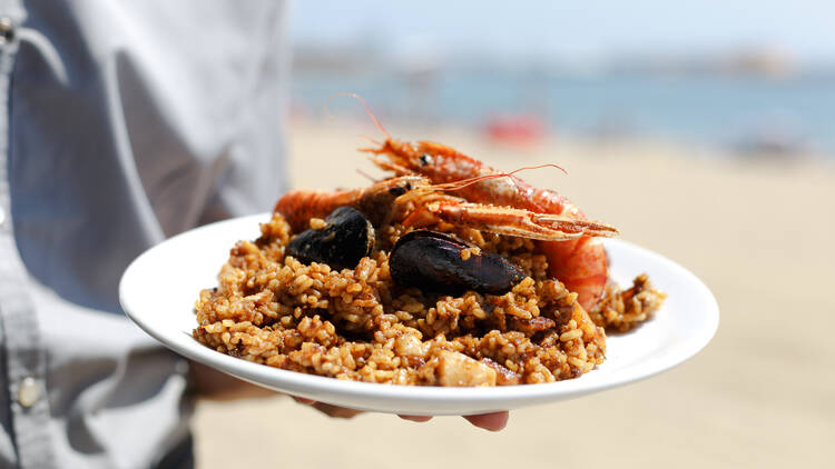 Platja Ca la Nuri: playa del Somorrostro