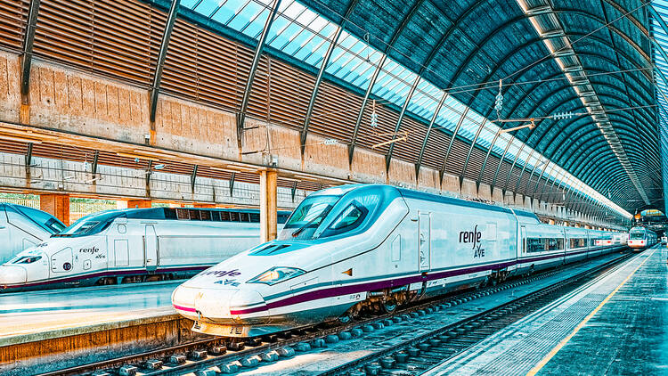 Renfe train in Spain