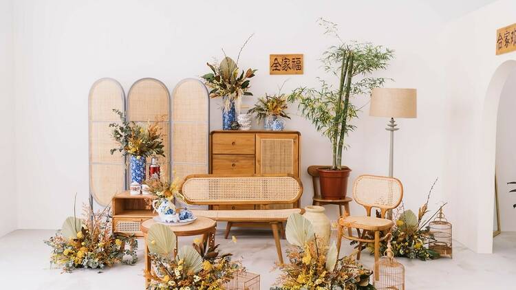Find vintage furniture and antiques at Tan Boon Liat Building