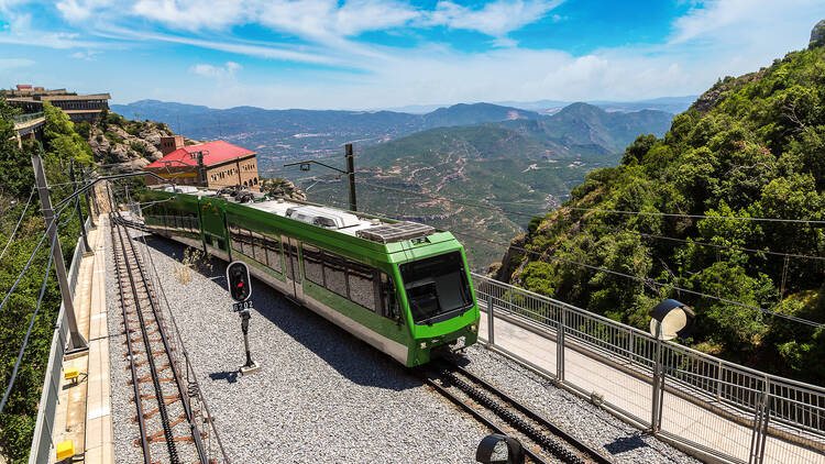 Barcelona to Montserrat, Spain