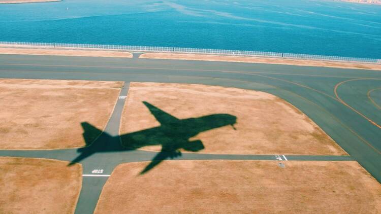 Shadow of plane