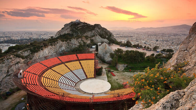 See Athens from above on Lycabettus Hill