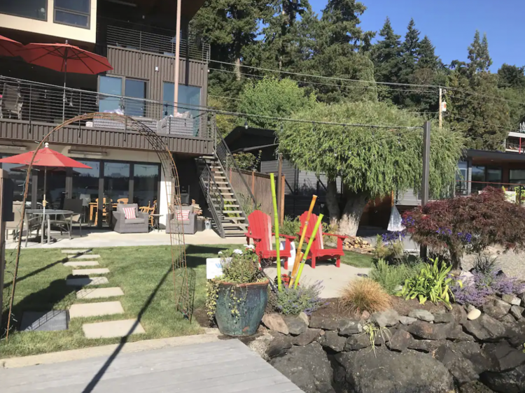 The waterfront home in Kirkland