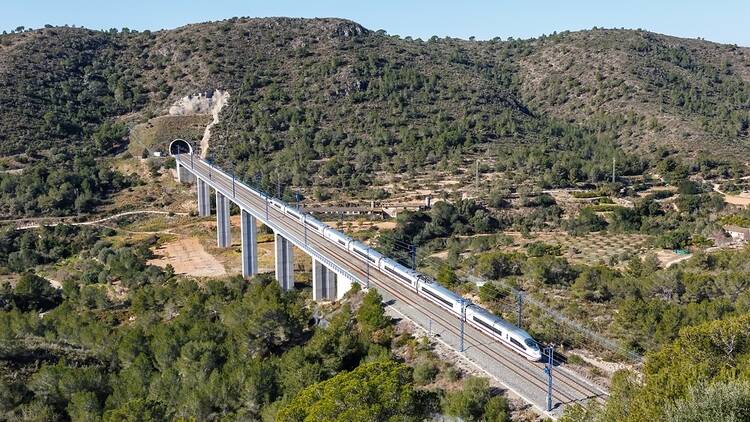 Spain AVE Renfe high-speed train route