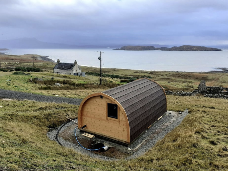 The badger pod in Achiltibuie
