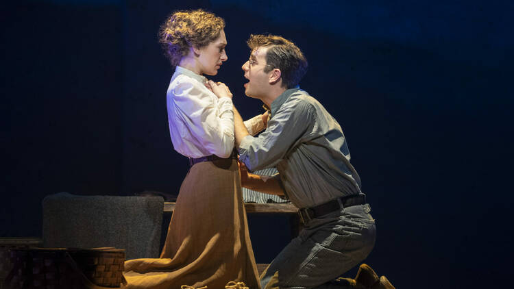 Micaela Diamond and Ben Platt in Parade